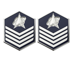 Space Force E6 Technical Sergeant Metal Rank Insignia